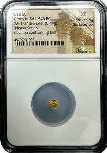 Lydia Croesus | Gold 24th-Stater | Heavy Series | Ancient Coin